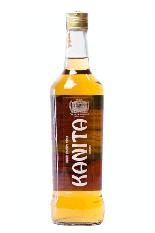Cachaça Kanita Aguardente Sabor Banana 690ml